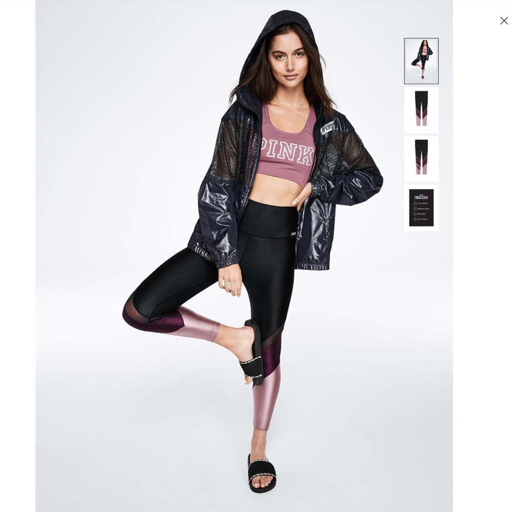 ❤️ ULTIMATE HIGH WAIST SHINE MESH POCKET ANKLE LEG